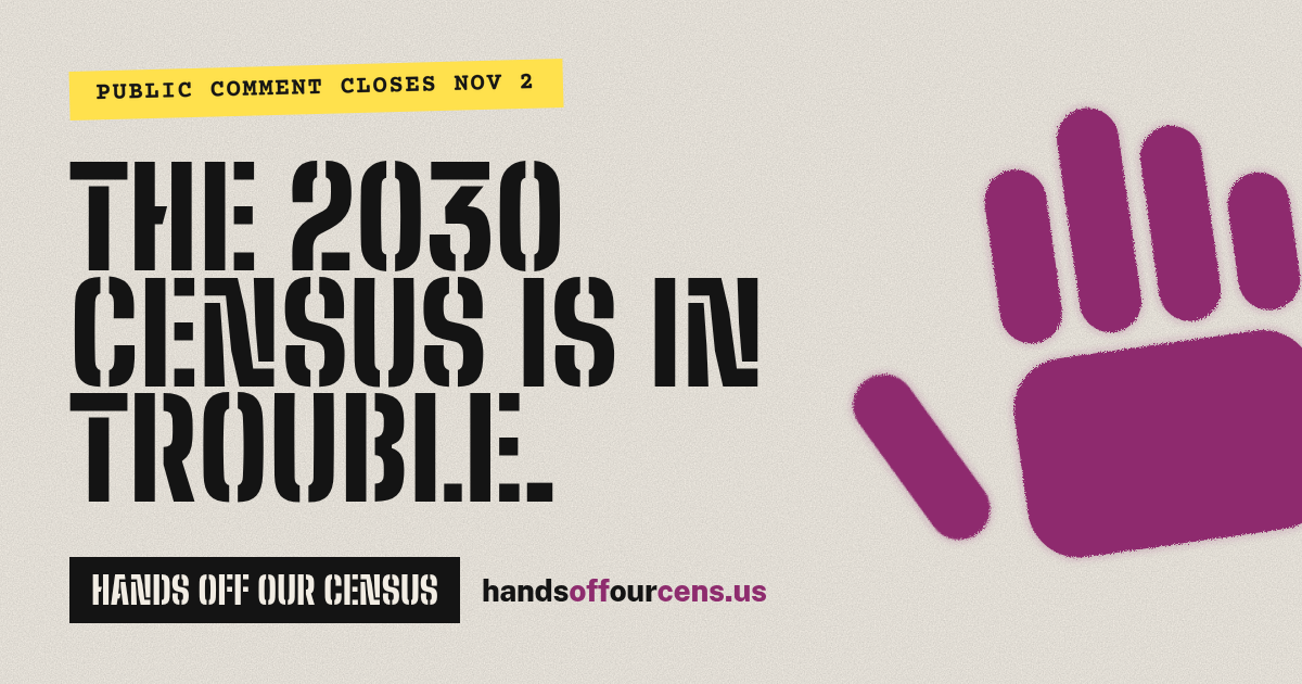 All Hand Reference In the news · Hands Off Our Census